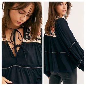 NWT Free People In Vivid Color Top